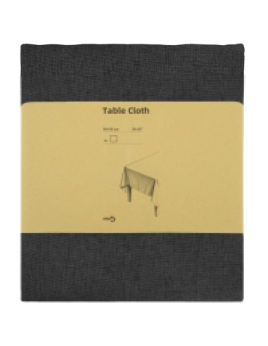 Tovaglia da Tavolo 5 pz Quadrato Grigio Scuro 90 x 90 cm