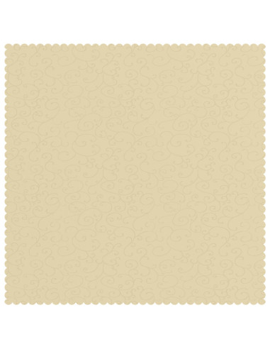 Tovaglia da Tavolo 5 pz Rettangolare Bianco Crema 140 x 140 cm