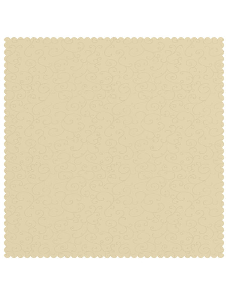 Tovaglia da Tavolo 5 pz Rettangolare Bianco Crema 140 x 140 cm