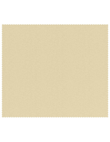 Tovaglia da Tavolo 5 pz Rettangolare Bianco Crema 140 x 160 cm