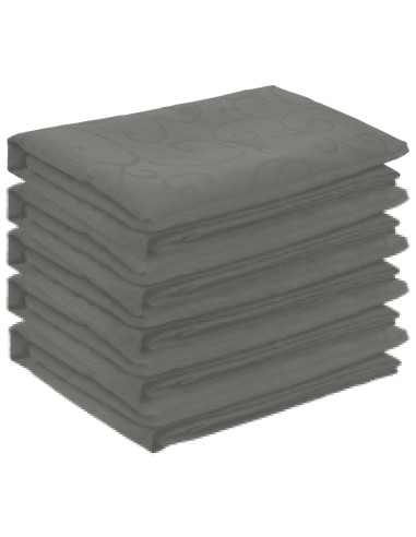 Tovaglia da Tavolo 5 pz Rettangolare Grigio Chiaro 140 x 140 cm