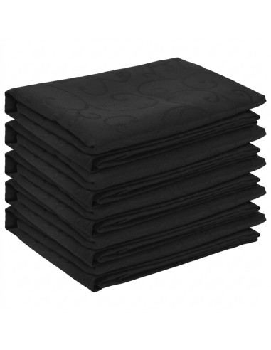Tovaglia da Tavolo 5 pz Rettangolare Grigio Scuro 140 x 220 cm