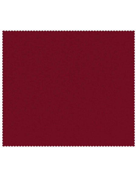 Tovaglia da Tavolo 5 pz Rettangolare Rosso Vino 140 x 180 cm