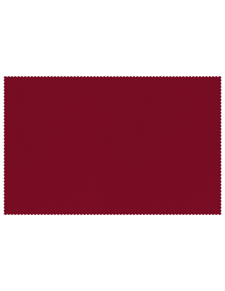 Tovaglia da Tavolo 5 pz Rettangolare Rosso Vino 140 x 220 cm