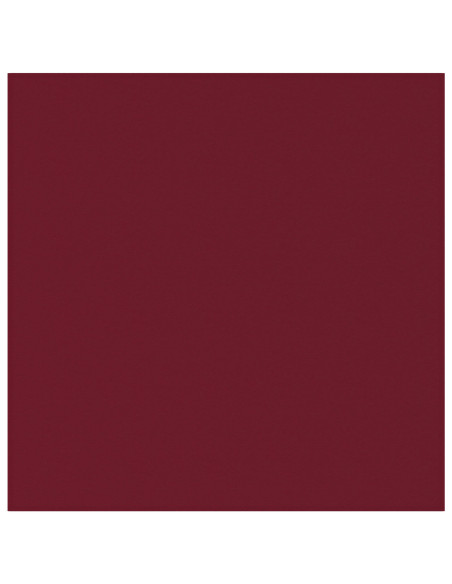 Tovaglia da Tavolo 5 pz Rosso Vino 90 x 90 cm Poliestere