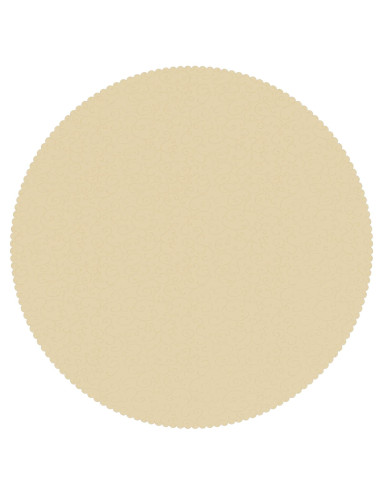 Tovaglia da Tavolo 5 pz Rotondo Bianco Crema Ø 140 cm