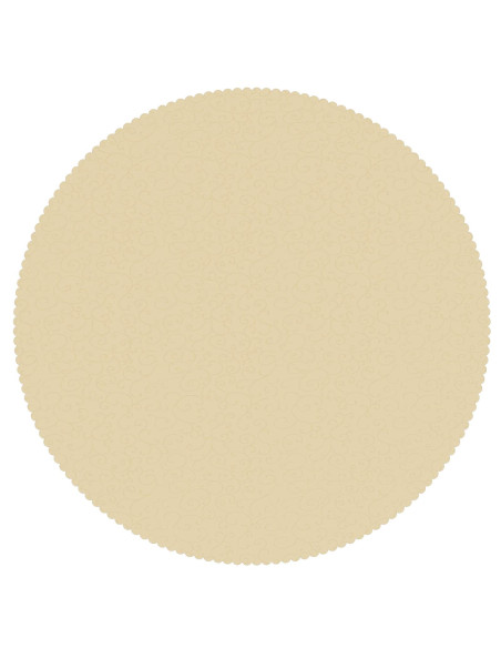 Tovaglia da Tavolo 5 pz Rotondo Bianco Crema Ø 140 cm