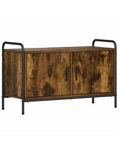 Mobile TV 79,5 x 33 x 50 cm Rovere Fumo Legno ingegnerizzato