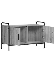 Mobile TV 79,5 x 33 x 50 cm Sonoma grigio Legno ingegnerizzato 2