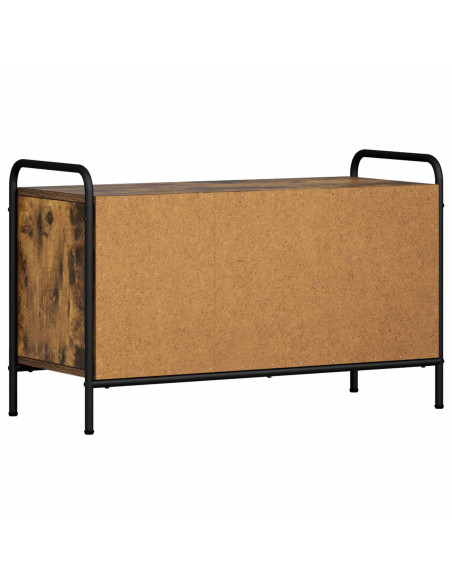 Mobile TV 79,5 x 33 x 50 cm Rovere Fumo Legno ingegnerizzato