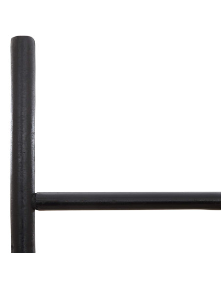 Scala per Coperte Nero 50 x 190 cm Bambù
