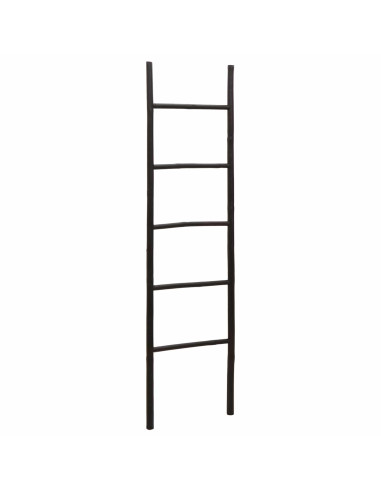 Scala per Coperte Nero 40 x 150 cm Bambù