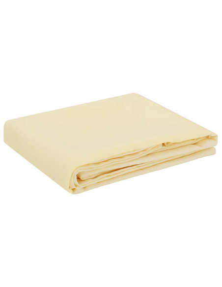 Tovaglia da Tavolo Bianco Crema 140 x 140 cm Poliestere