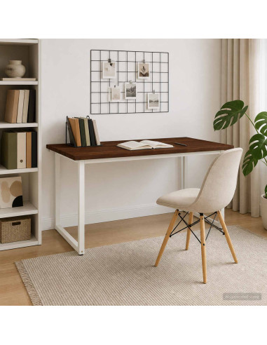 Tavolo da pranzo quadrato 160 x 70 x 75 cm Marrone Scuro