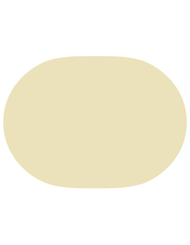 Tovaglia da Tavolo Ovale Bianco Crema 130 x 220 cm Poliestere