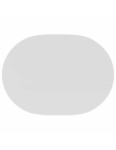 Tovaglia da Tavolo Ovale Bianco 130 x 220 cm Poliestere