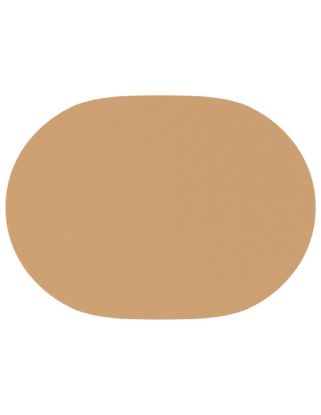 Tovaglia da Tavolo Ovale Beige 160 x 220 cm Poliestere