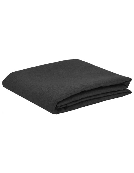 Tovaglia da Tavolo Rotondo Grigio Scuro Ø 140 cm
