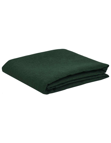 Tovaglia da Tavolo Ovale Verde Scuro 130 x 180 cm