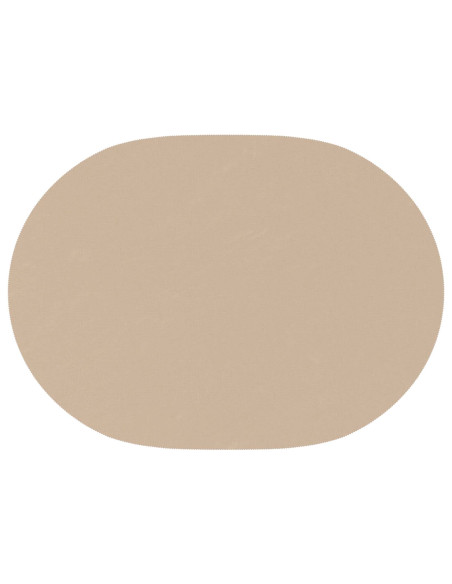 Tovaglia da Tavolo Ovale Beige 130 x 220 cm