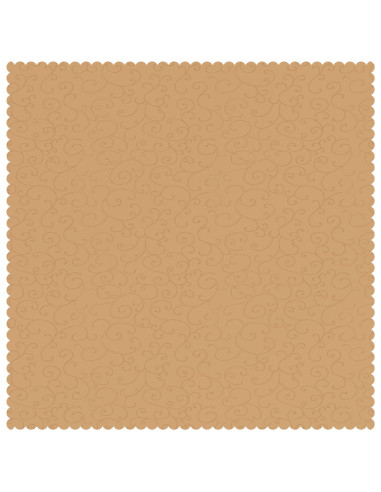 Tovaglia da Tavolo Quadrato Beige 110 x 110 cm