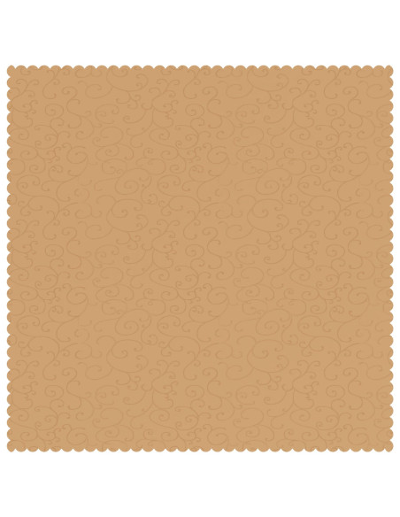 Tovaglia da Tavolo Rettangolare Beige 140 x 140 cm