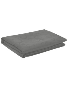 Tovaglia da Tavolo Rettangolare Grigio Chiaro 140 x 180 cm 2