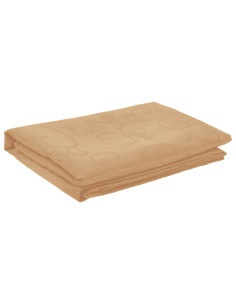 Tovaglia da Tavolo Rotondo Beige Ø 140 cm 2