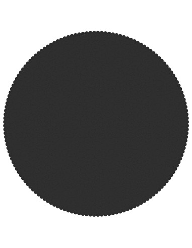 Tovaglia da Tavolo Rotondo Grigio Scuro Ø 160 cm
