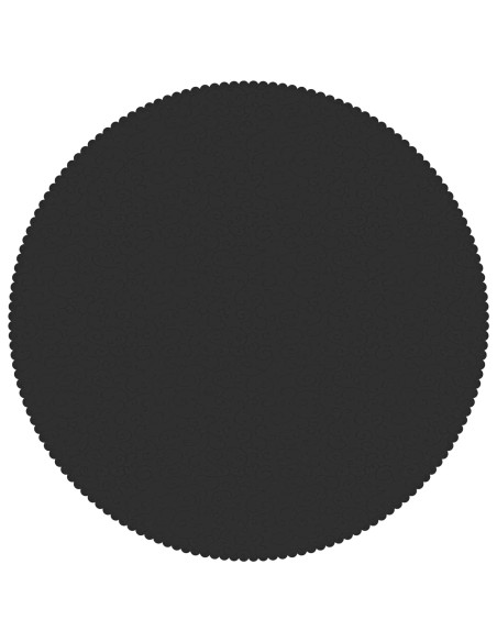 Tovaglia da Tavolo Rotondo Grigio Scuro Ø 180 cm