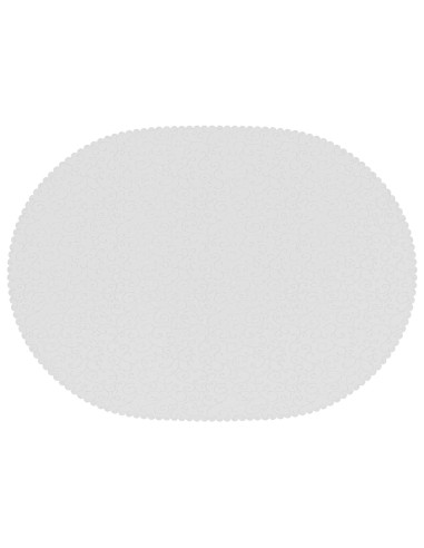 Tovaglia da Tavolo Ovale Bianco 130 x 180 cm