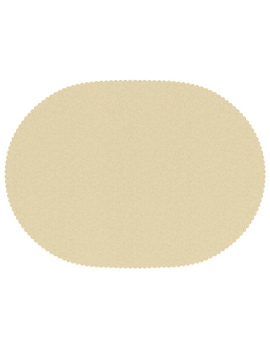 Tovaglia da Tavolo Ovale Bianco Crema 130 x 220 cm