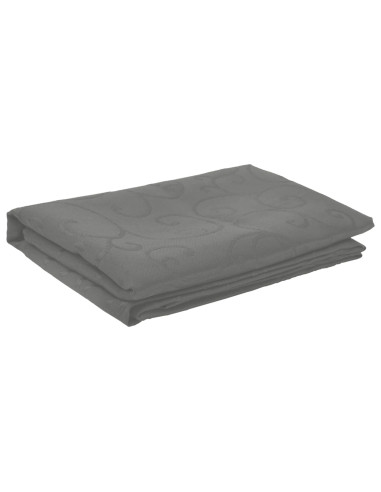 Tovaglia da Tavolo Ovale Grigio Chiaro 160 x 220 cm