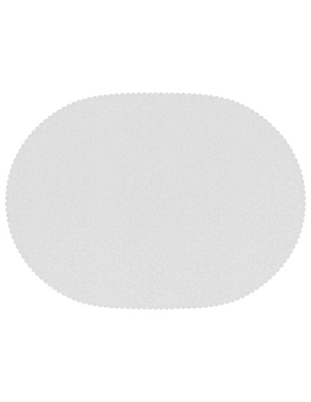 Tovaglia da Tavolo Ovale Bianco 160 x 220 cm