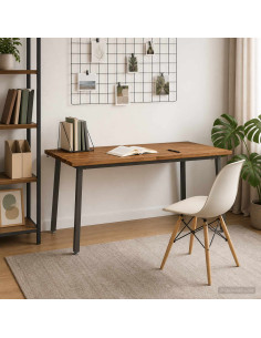 Tavolo da pranzo con bordo vivo 160 x 90 x 75 cm Naturale