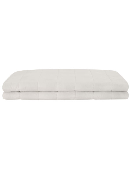 Coperta Ponderata Bianco 155 x 220 cm 11 kg 100% Cotone 205T