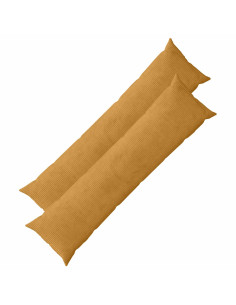 Federa 2 pcs HEERLEN Giallo 40 x 145 cm corduroy