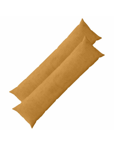 Federa 2 pcs HEERLEN Giallo 40 x 145 cm corduroy