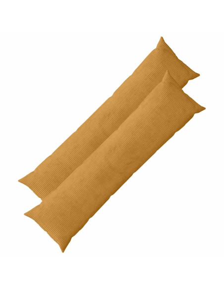 Federa 2 pcs HEERLEN Giallo 40 x 145 cm corduroy