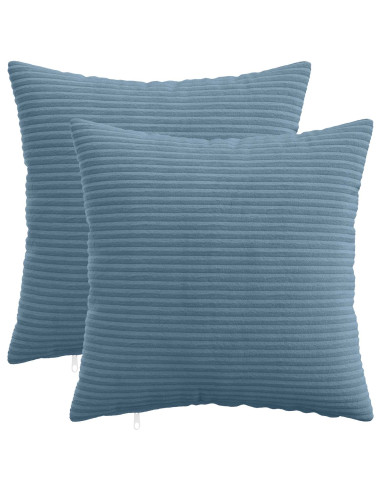 Federa 2 pcs HEERLEN Blu 40 x 40 cm corduroy
