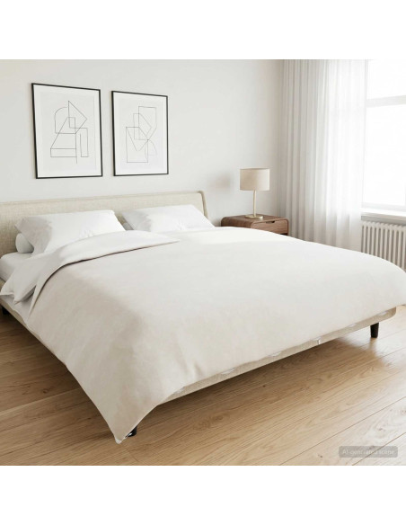 Coperta Ponderata Bianco 200 x 200 cm 9 kg 100% Cotone 205T