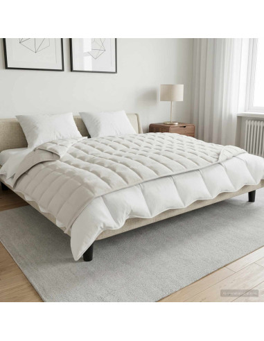 Coperta Ponderata Bianco 137 x 200 cm 10 kg 100% Cotone 205T