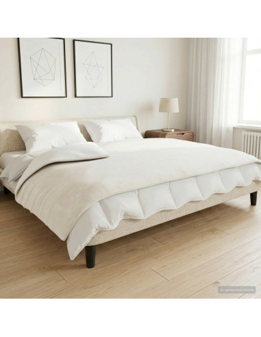 Coperta Ponderata Bianco 120 x 180 cm 9 kg 100% Cotone 205T