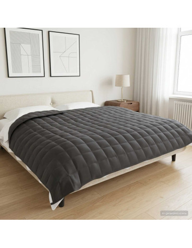 Coperta Ponderata Antracite 235 x 290 cm 15 kg 100% Cotone 205T