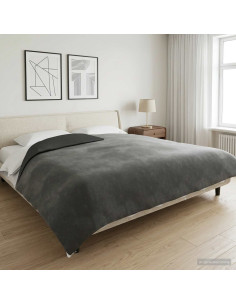 Coperta Ponderata Antracite 200 x 225 cm 13 kg 100% Cotone 205T