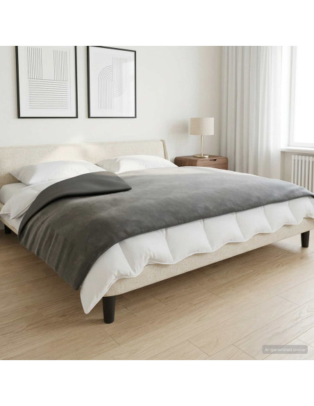 Coperta Ponderata Antracite 155 x 220 cm 11 kg 100% Cotone 205T