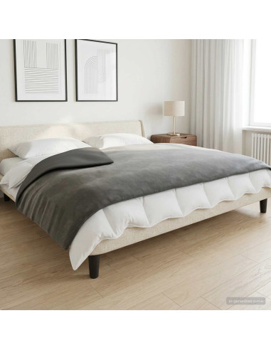 Coperta Ponderata Antracite 140 x 200 cm 10 kg 100% Cotone 205T