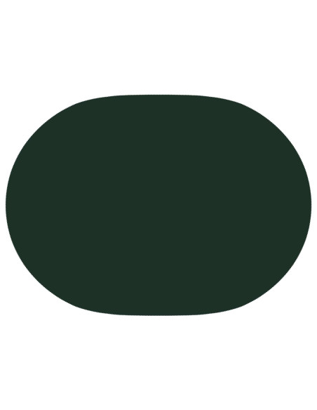 Tovaglia da Tavolo 5 pz Verde Scuro 130 x 220 cm Poliestere