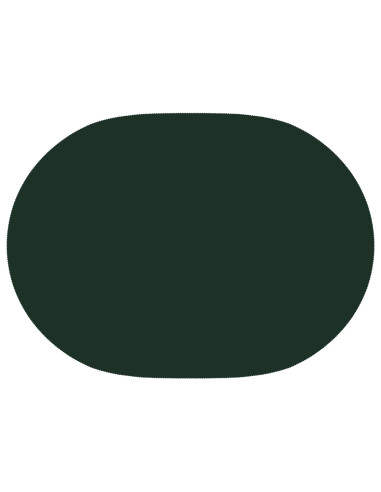 Tovaglia da Tavolo 5 pz Verde Scuro 160 x 220 cm Poliestere
