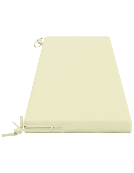 Cuscino per panchina SOEST 100% Poliestere Crema